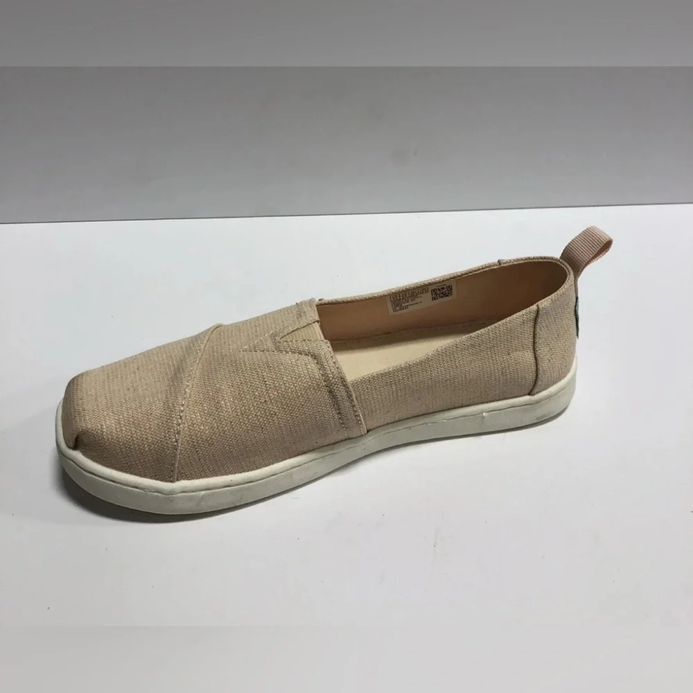 Toms Alpargata Girls Slip On Size 3.5M Big Kid